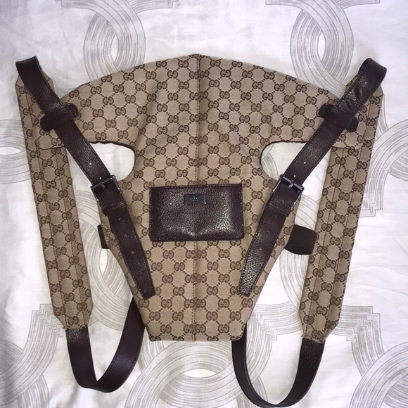 gucci logo baby carrier